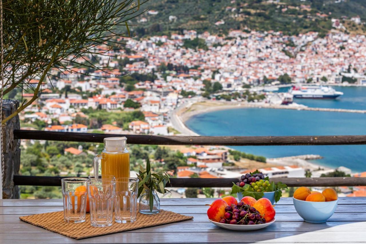 Villa Nina Skopelos- Private Pool - Magnificent Views מראה חיצוני תמונה